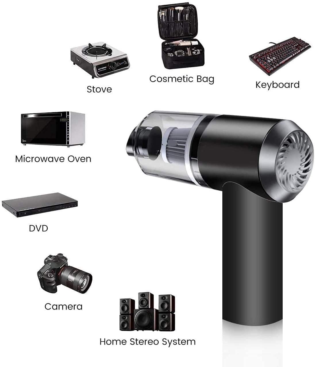 Portable Air Duster Wireless Vacuum Cleaner for car, laptop , keyboard, interiors and more
